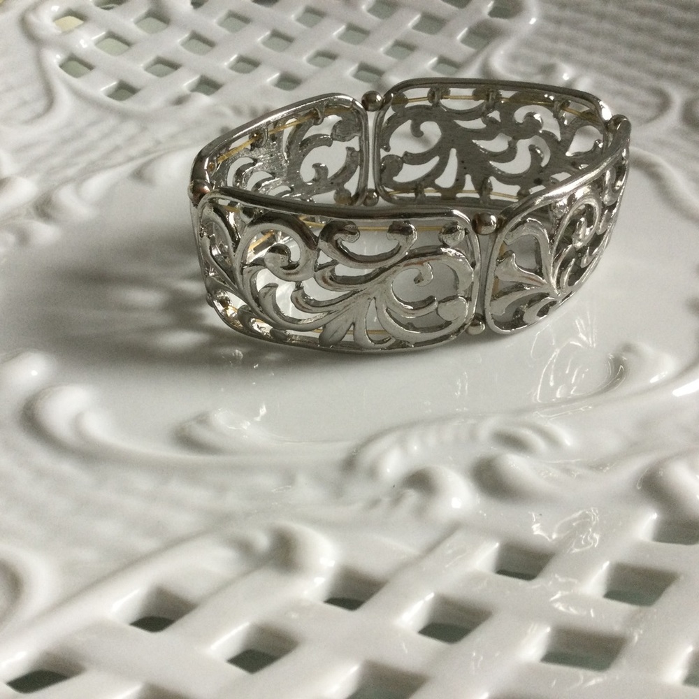 Silver Stretch Bracelet